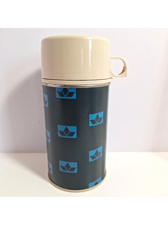 King Seeley Thermos Other - King Seeley Thermos Blue Crown Pattern 6.5 Inch Vintage